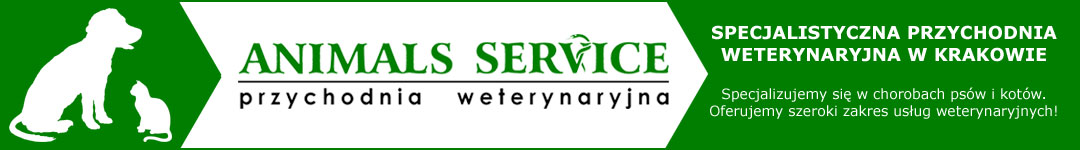 Przychodnia Weterynaryjna Animals Service Kraków, baner